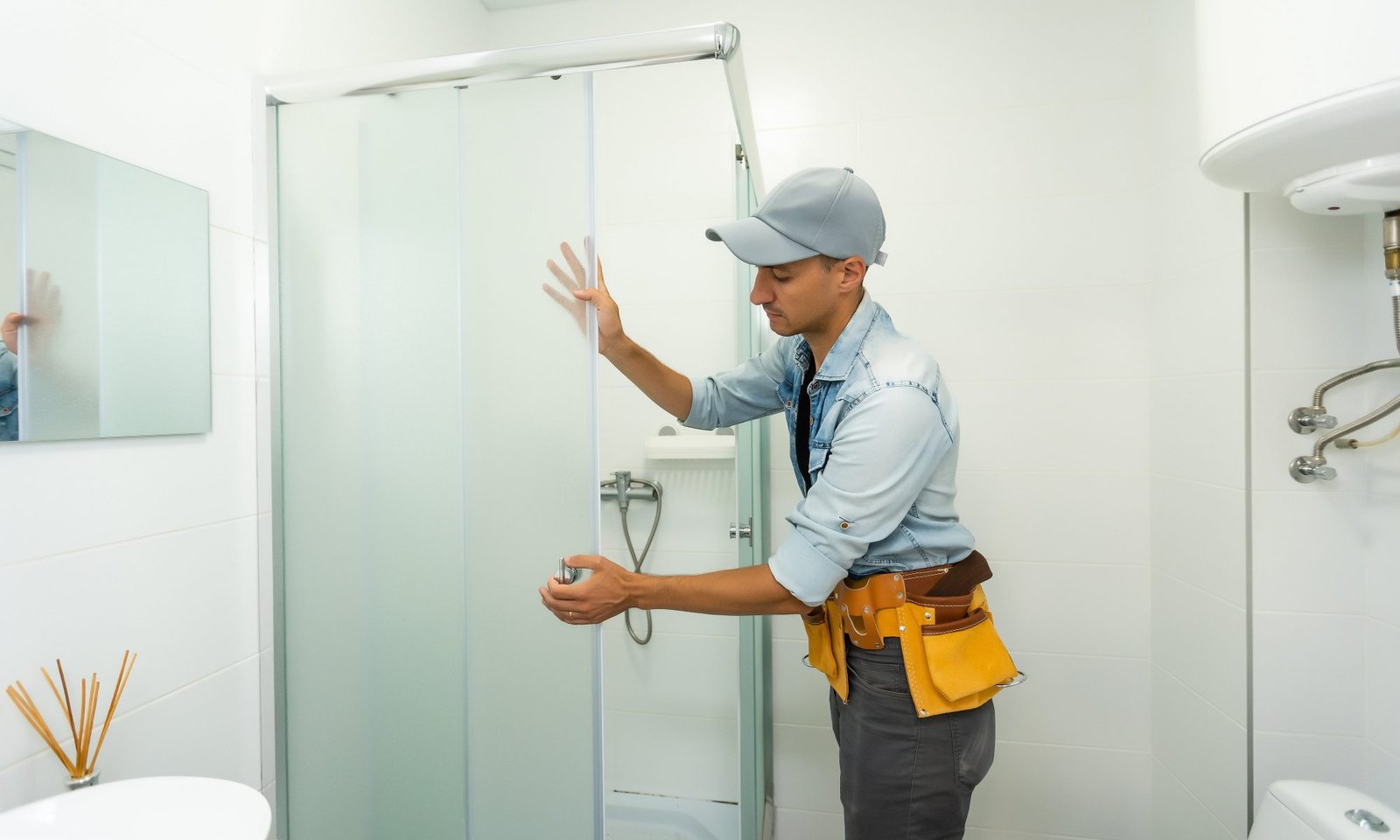 DIY Shower Door Installation